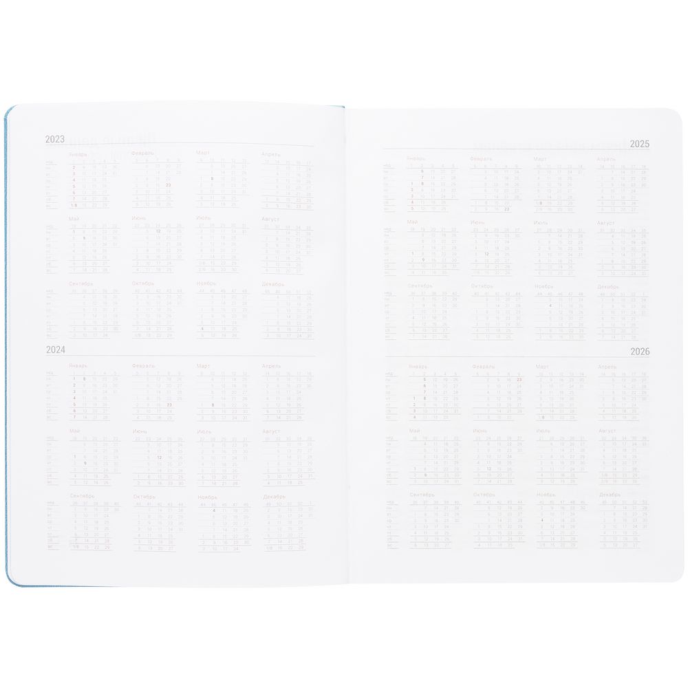 Ежедневник New Factor Metal, голубой — изображение 6