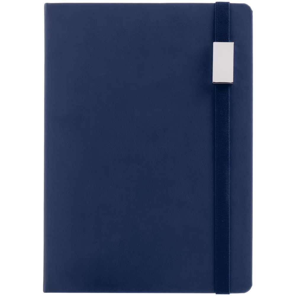 Ежедневник New Factor Metal, темно-синий — изображение 3