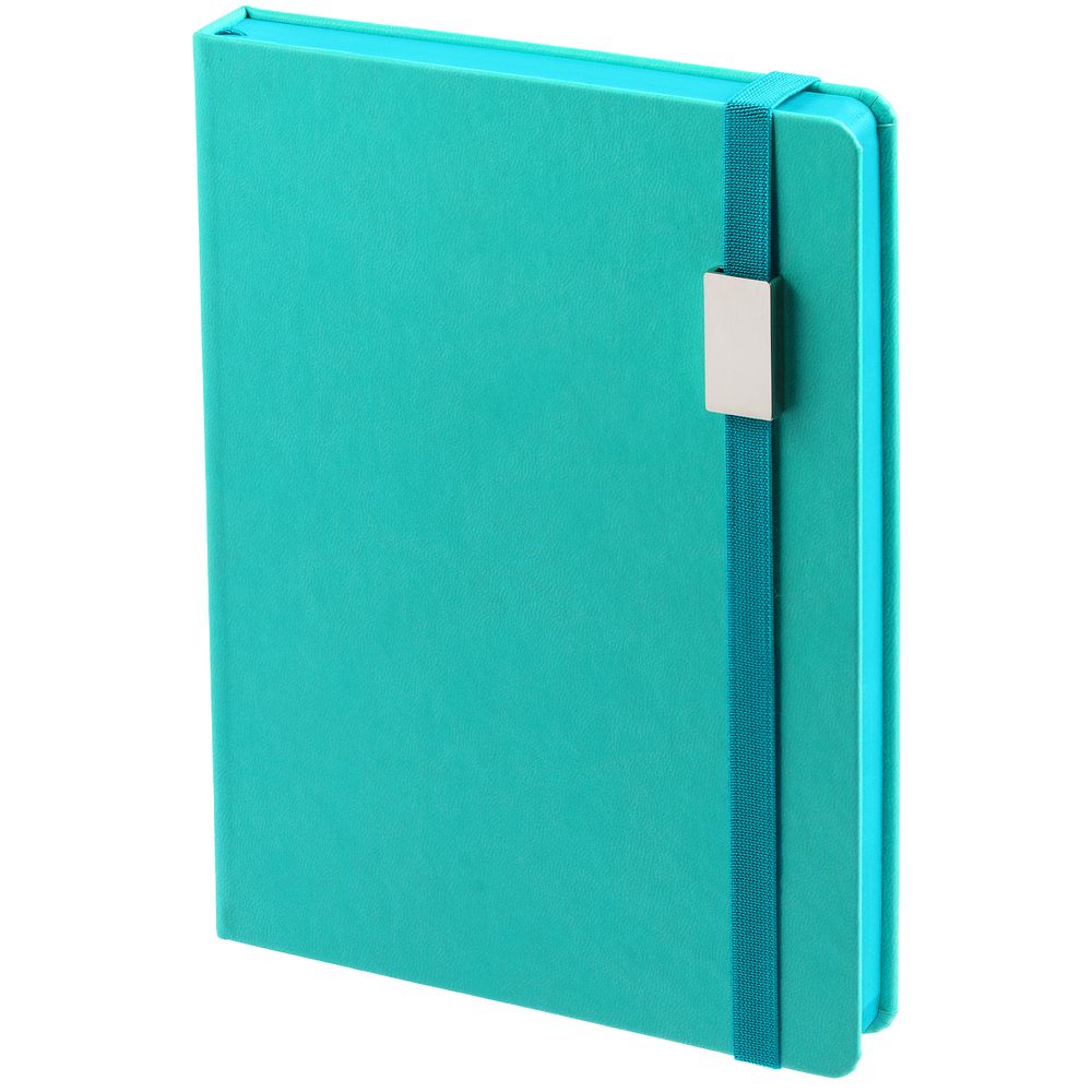 Ежедневник New Factor Metal, бирюзовый — изображение 4