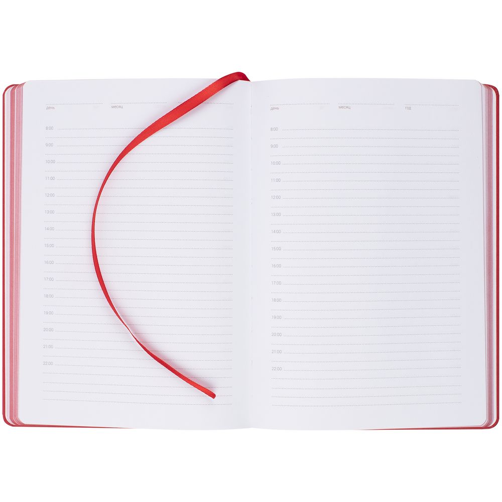 Ежедневник New Factor Metal, красный — изображение 5