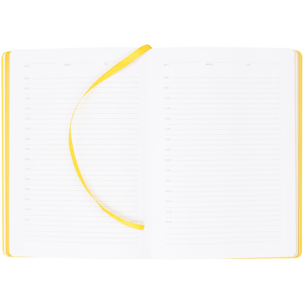 Ежедневник New Factor Metal, желтый — изображение 5