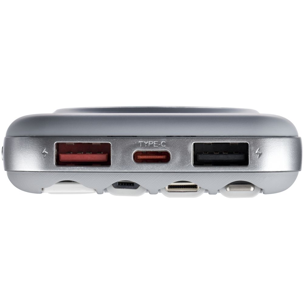 Внешний аккумулятор Omni Pro 10000 мАч, серый — изображение 6