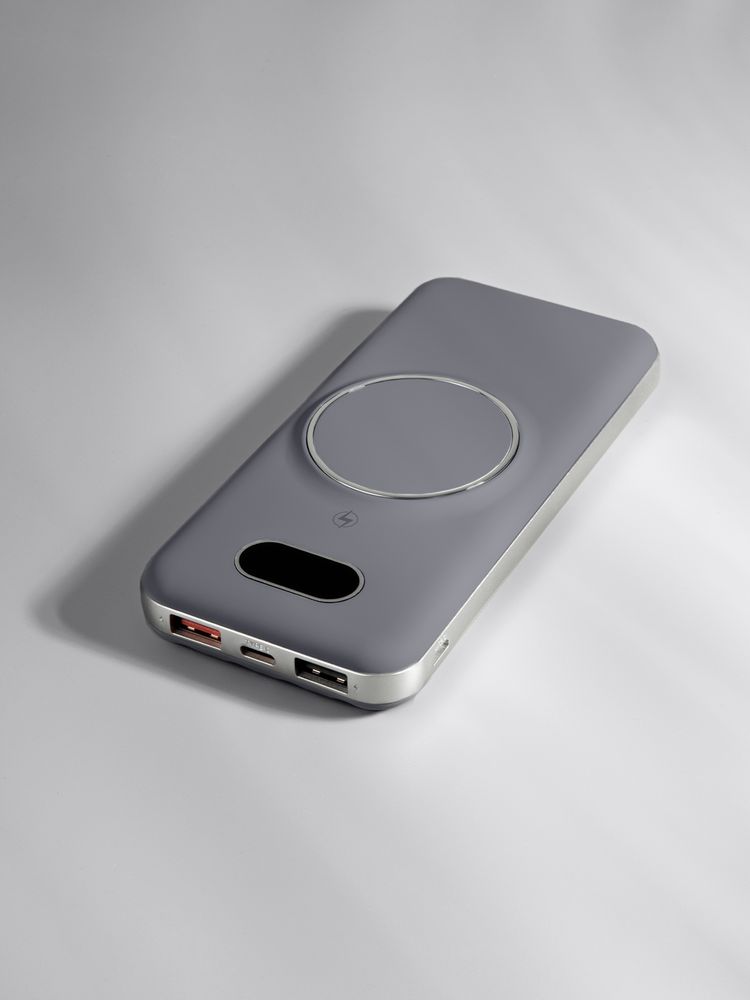 Внешний аккумулятор Omni Pro 10000 мАч, серый — изображение 10