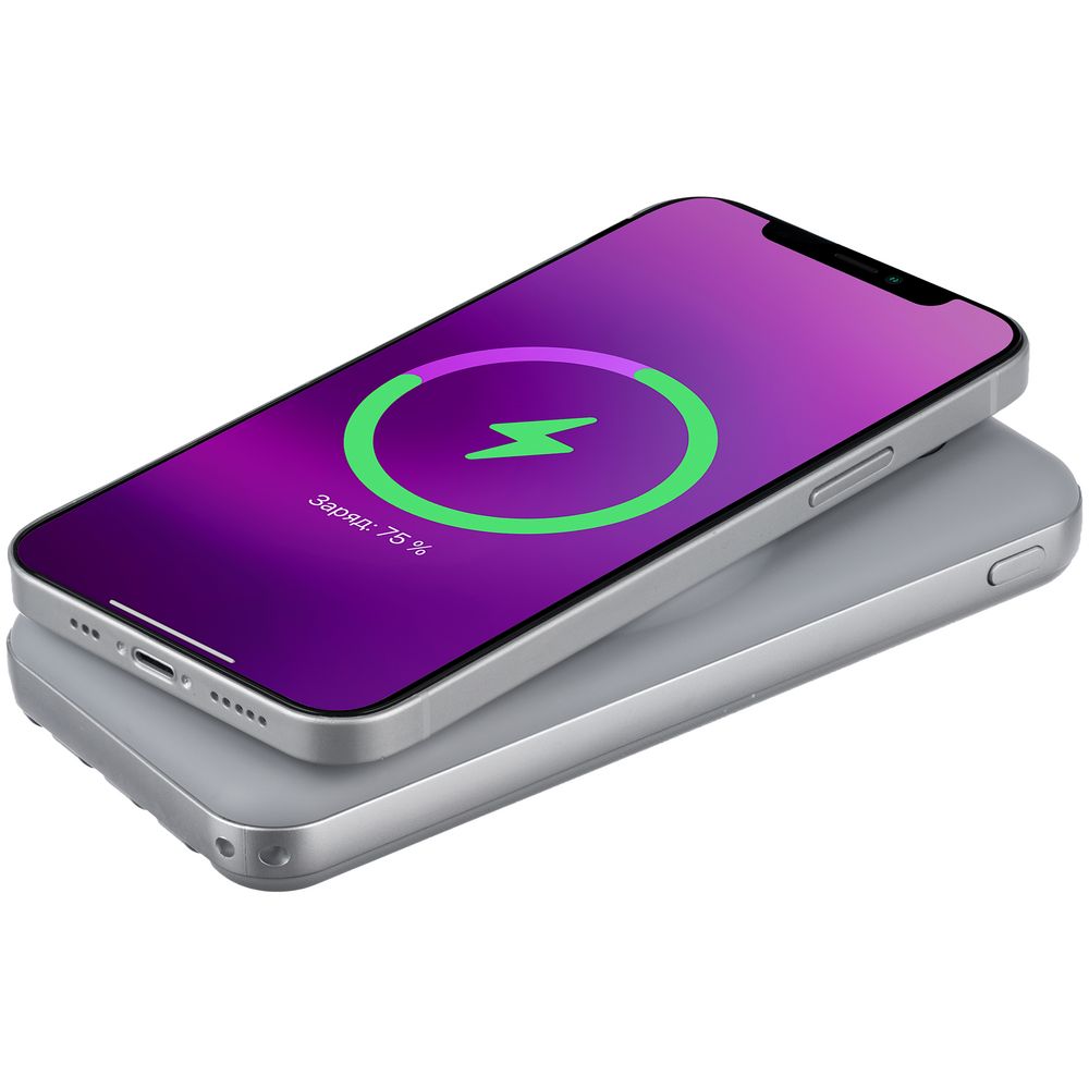 Внешний аккумулятор Omni Pro 10000 мАч, серый — изображение 7