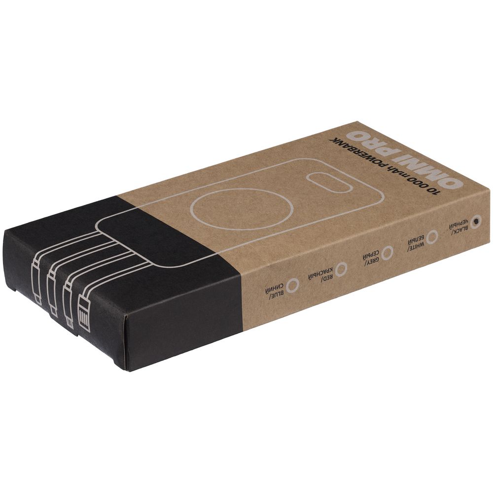 Внешний аккумулятор Omni Pro 10000 мАч, черный — изображение 13