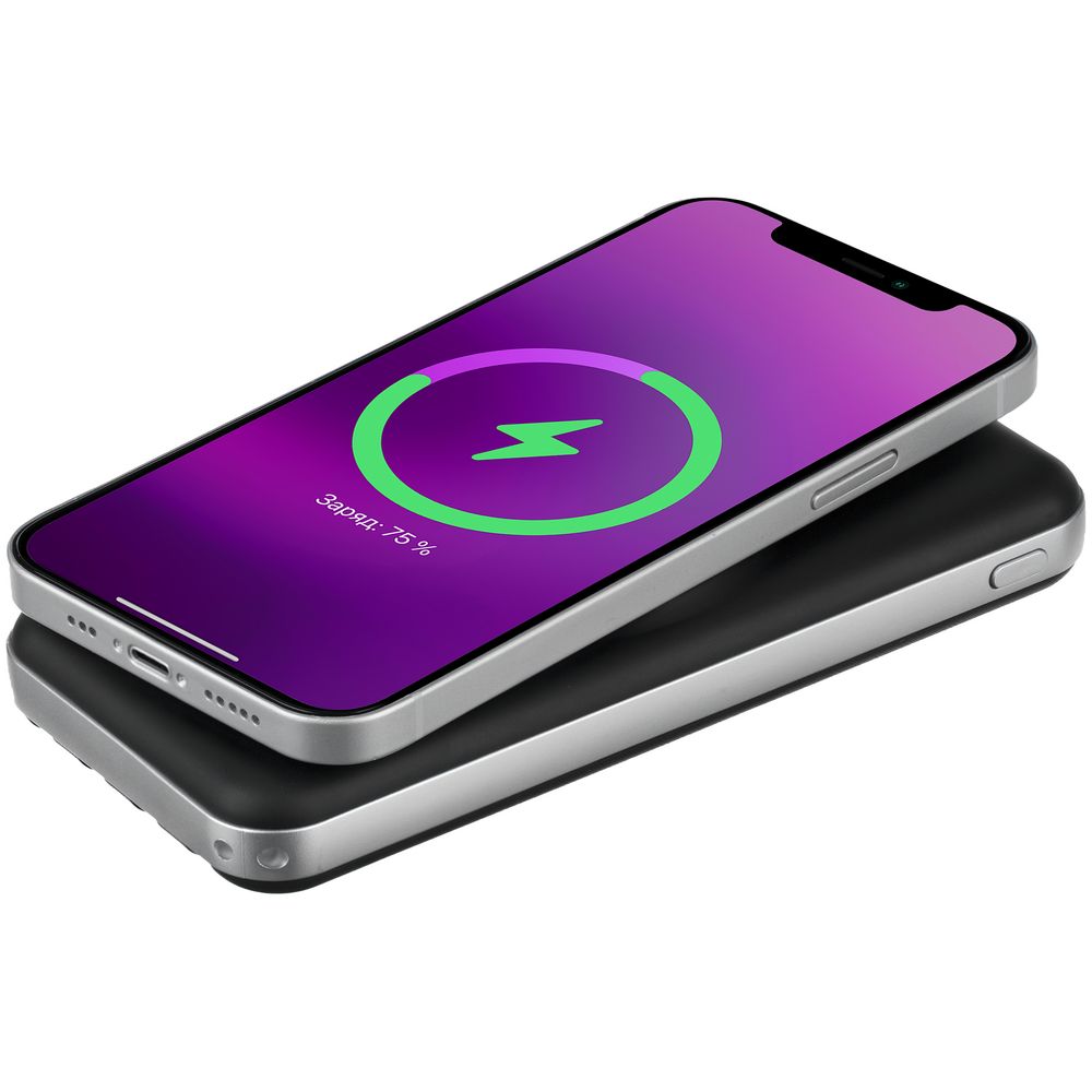 Внешний аккумулятор Omni Pro 10000 мАч, черный — изображение 7