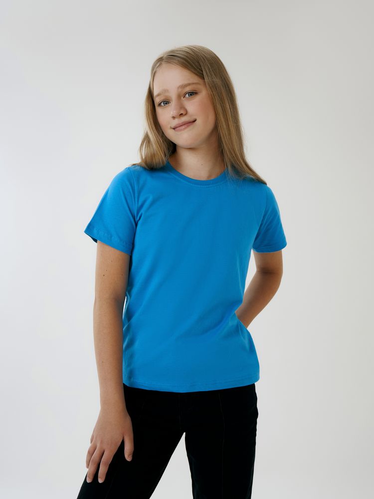 Футболка детская T-Bolka Kids, бирюзовая — изображение 4