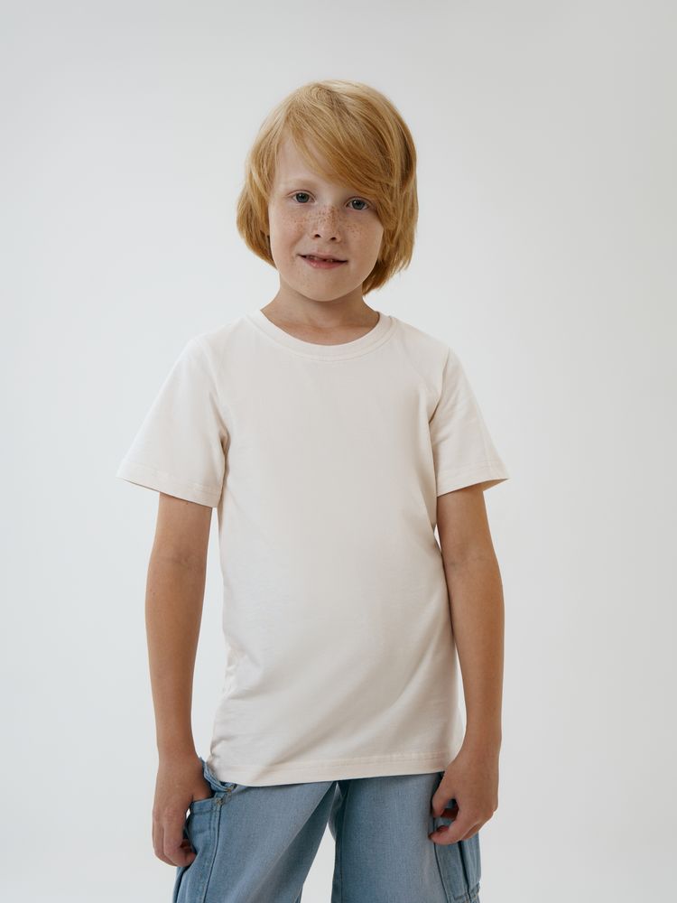 Футболка детская T-Bolka Kids, молочно-белая — изображение 7