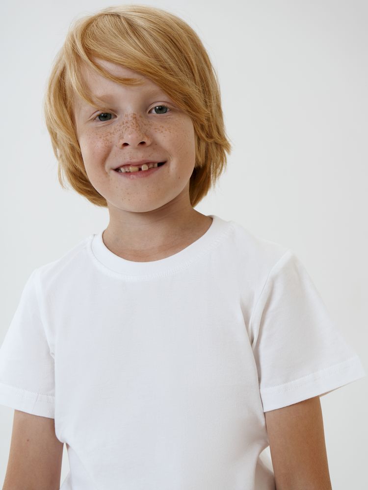 Футболка детская T-Bolka Kids, белая (белоснежная) — изображение 8
