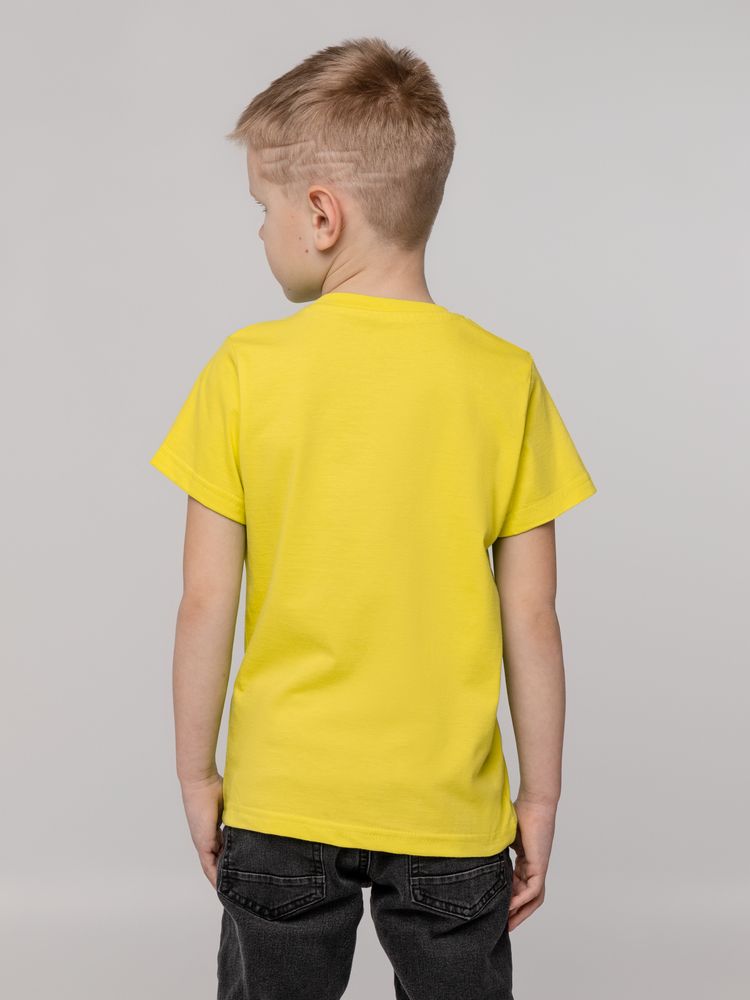 Футболка детская T-Bolka Kids, желтая — изображение 7