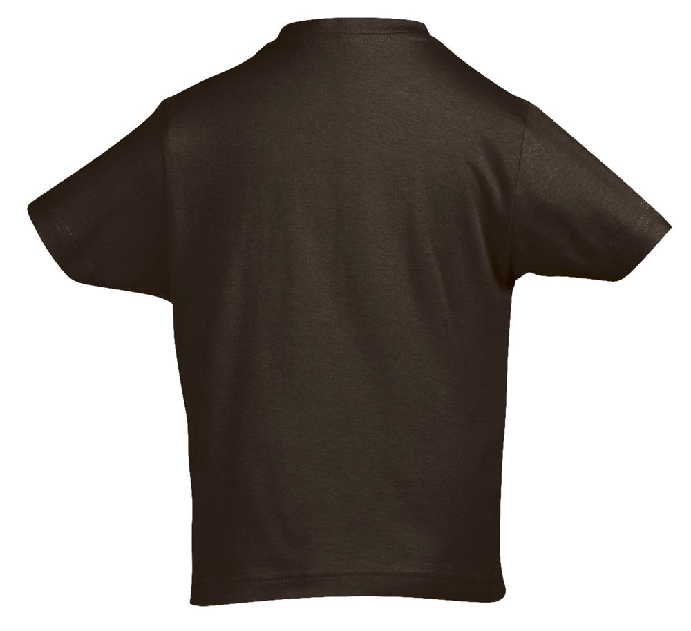 Футболка детская Imperial Kids, шоколадно-коричневая — изображение 3