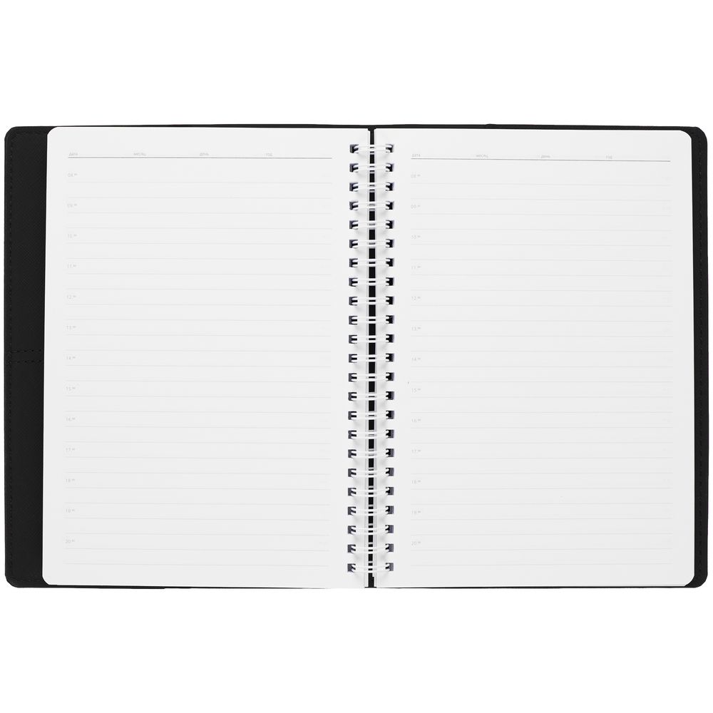 Ежедневник Spring Touch, недатированный, черный — изображение 6