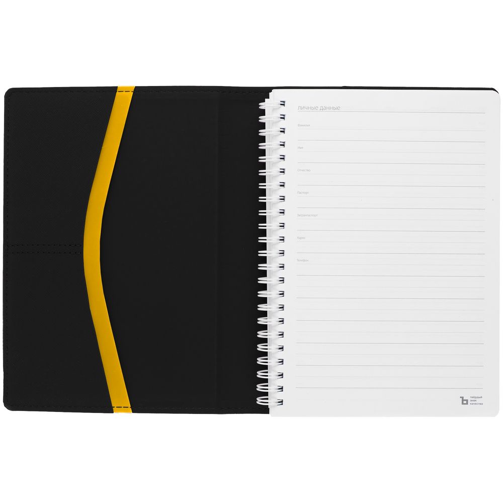 Ежедневник Spring Touch, недатированный, черный — изображение 5