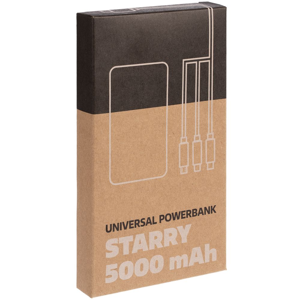 Аккумулятор Uniscend Starry с подсветкой, 5000 мАч, темно-серый — изображение 6