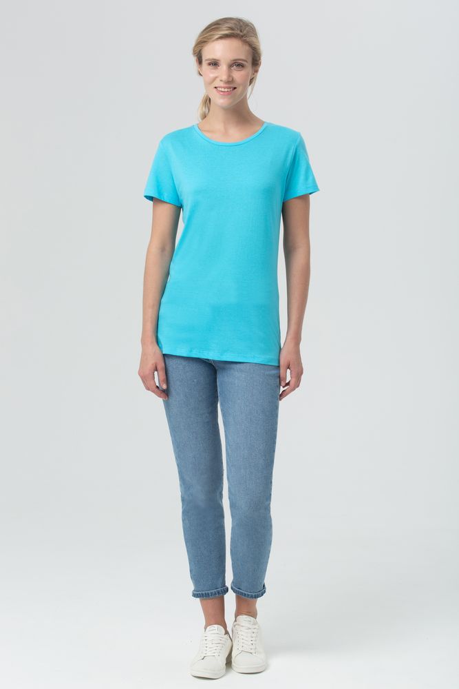 Футболка женская Miss 150, бирюзовая — изображение 9