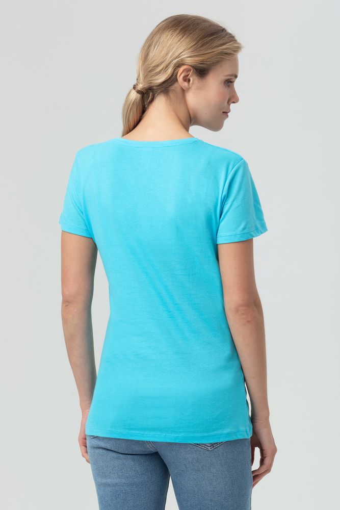 Футболка женская Miss 150, бирюзовая — изображение 7