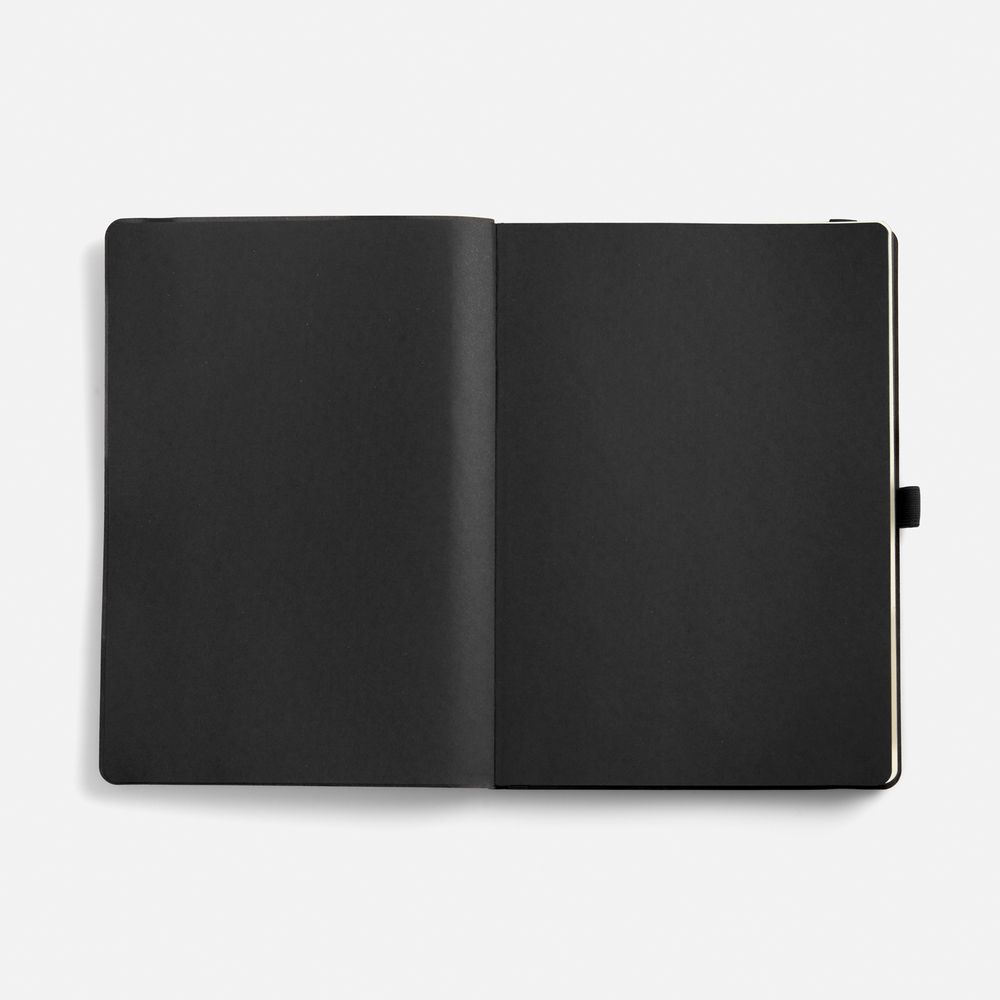 Ежедневник Peel Flex, недатированный, черный — изображение 8