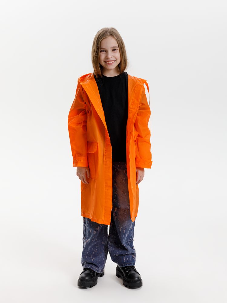 Дождевик детский RainDrop Kids, оранжевый — изображение 15