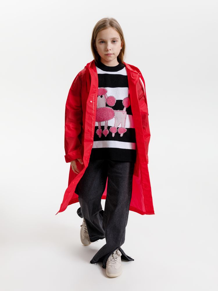 Дождевик детский RainDrop Kids, красный — изображение 10