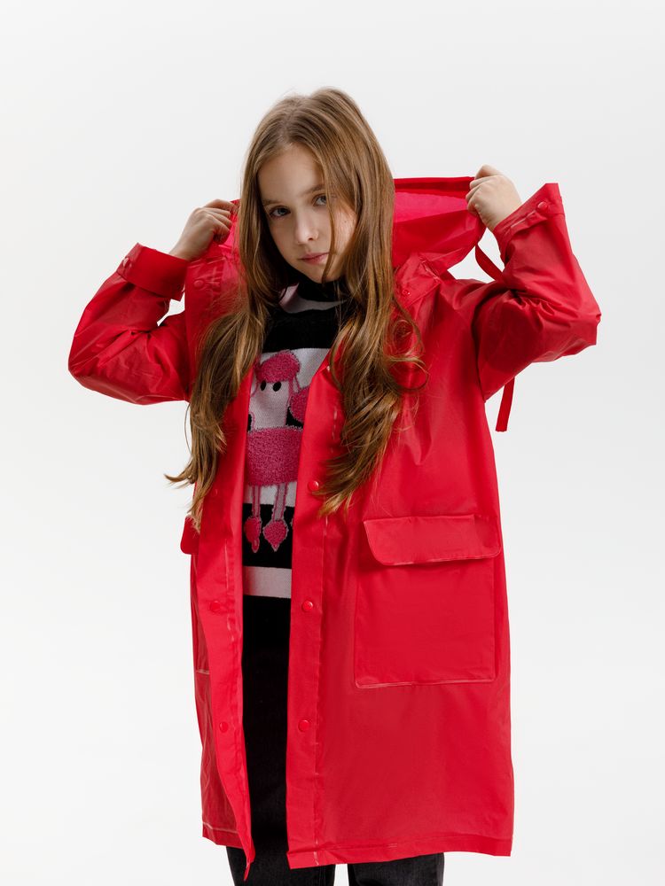 Дождевик детский RainDrop Kids, красный — изображение 14
