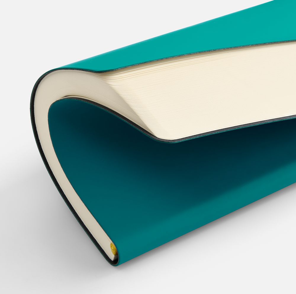 Ежедневник Flex Shall New, недатированный, бирюзовый — изображение 8