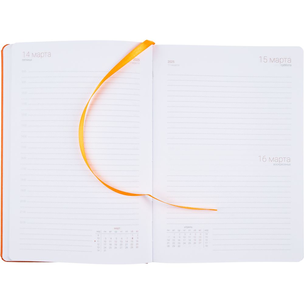 Ежедневник Basis, датированный, оранжевый — изображение 7