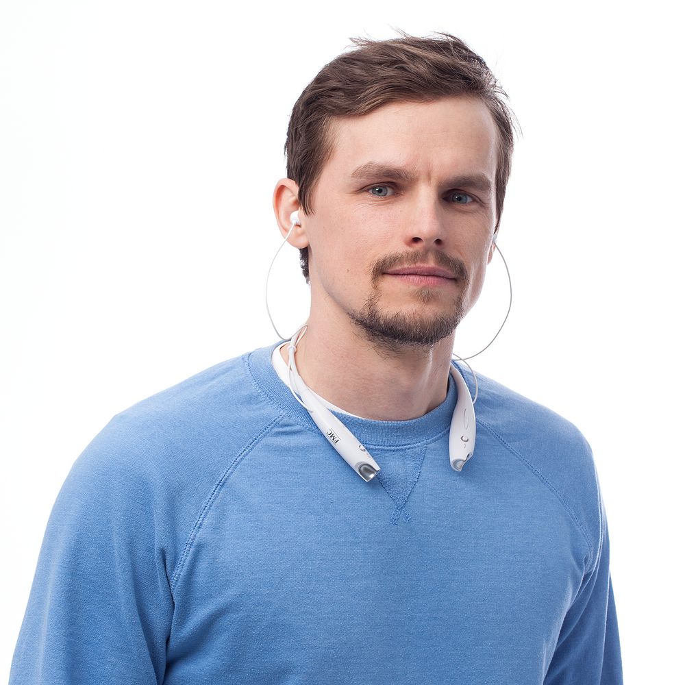 Bluetooth наушники stereoBand, ver.2, белые — изображение 6