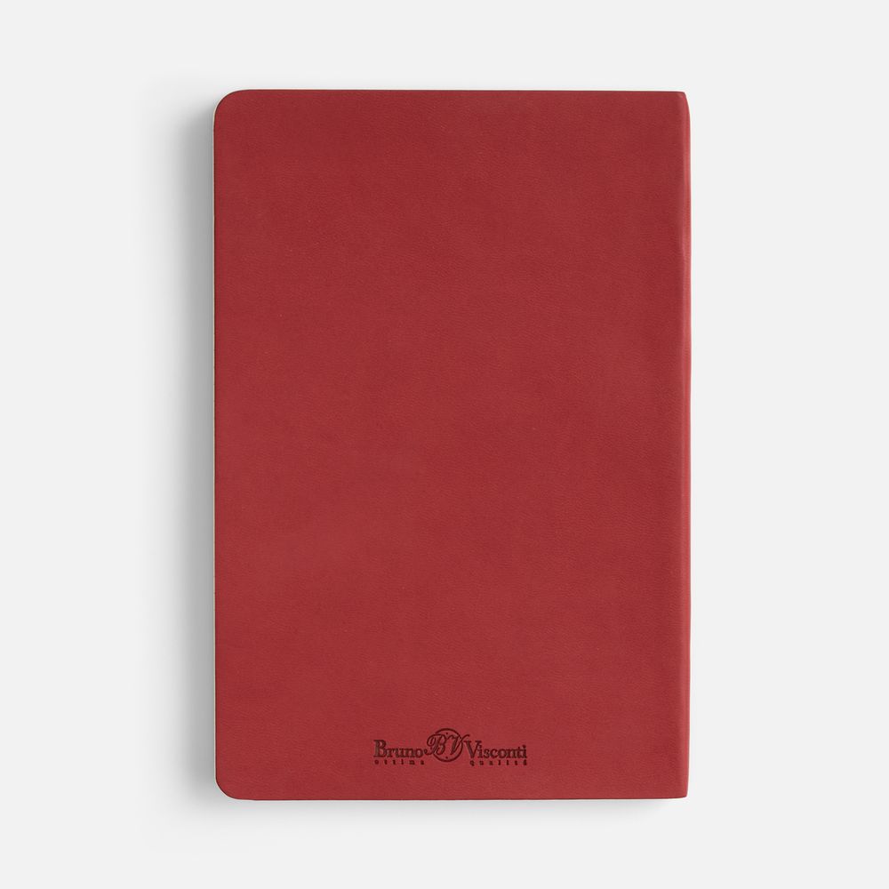 Бизнес-блокнот Megapolis Flex, бордовый — изображение 4