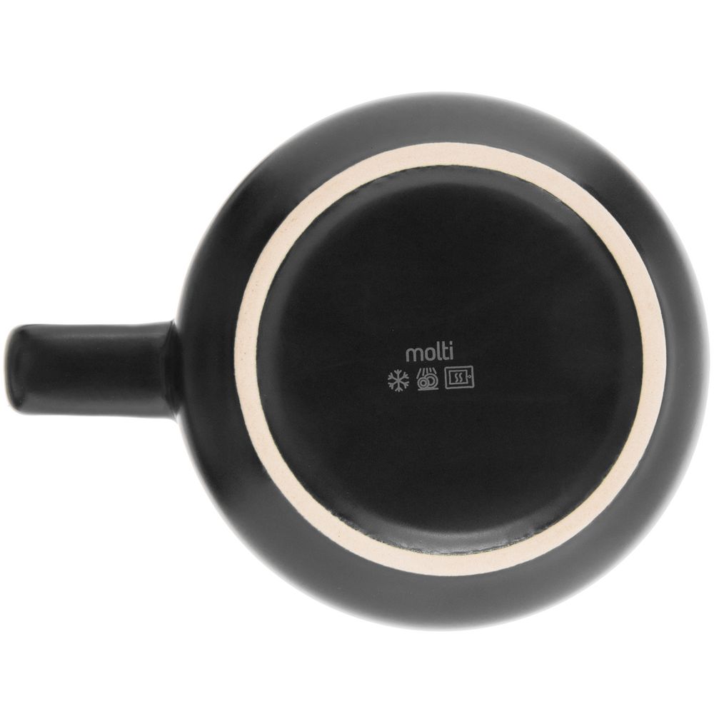 Чашка Jumbo, ver.2, матовая, черная — изображение 4