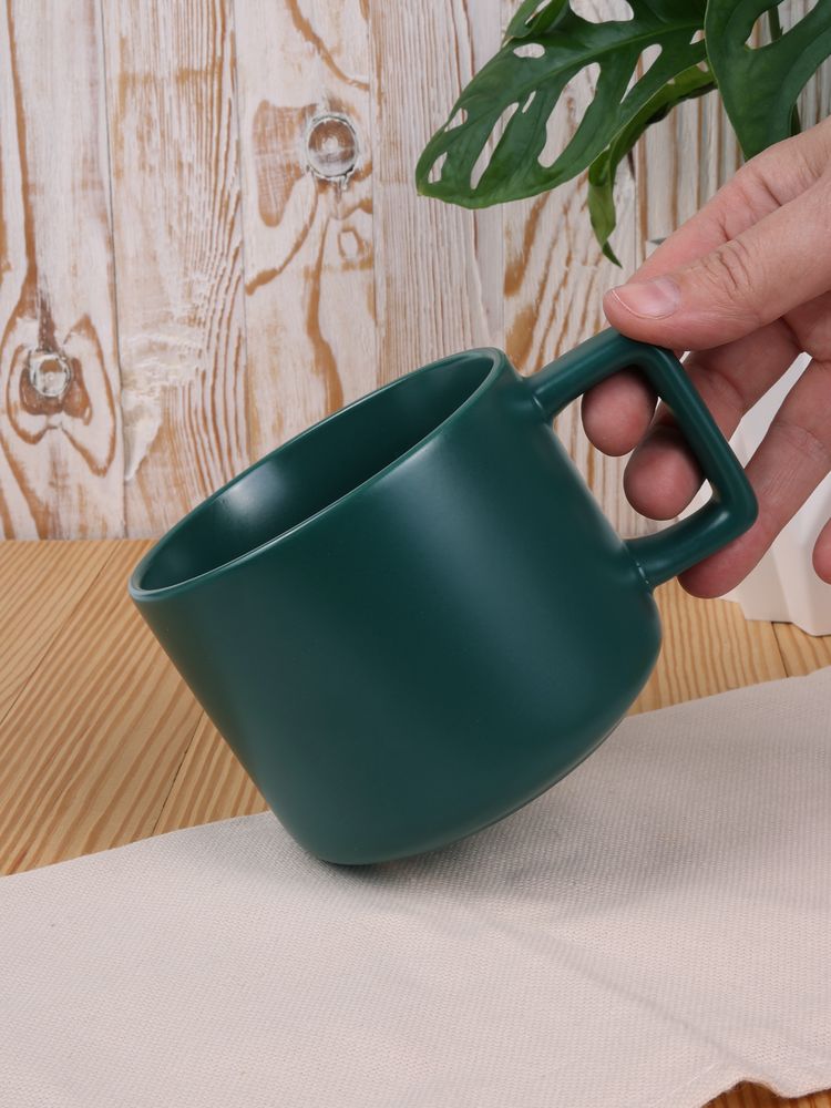 Чашка Jumbo, ver.2, матовая, зеленая — изображение 7