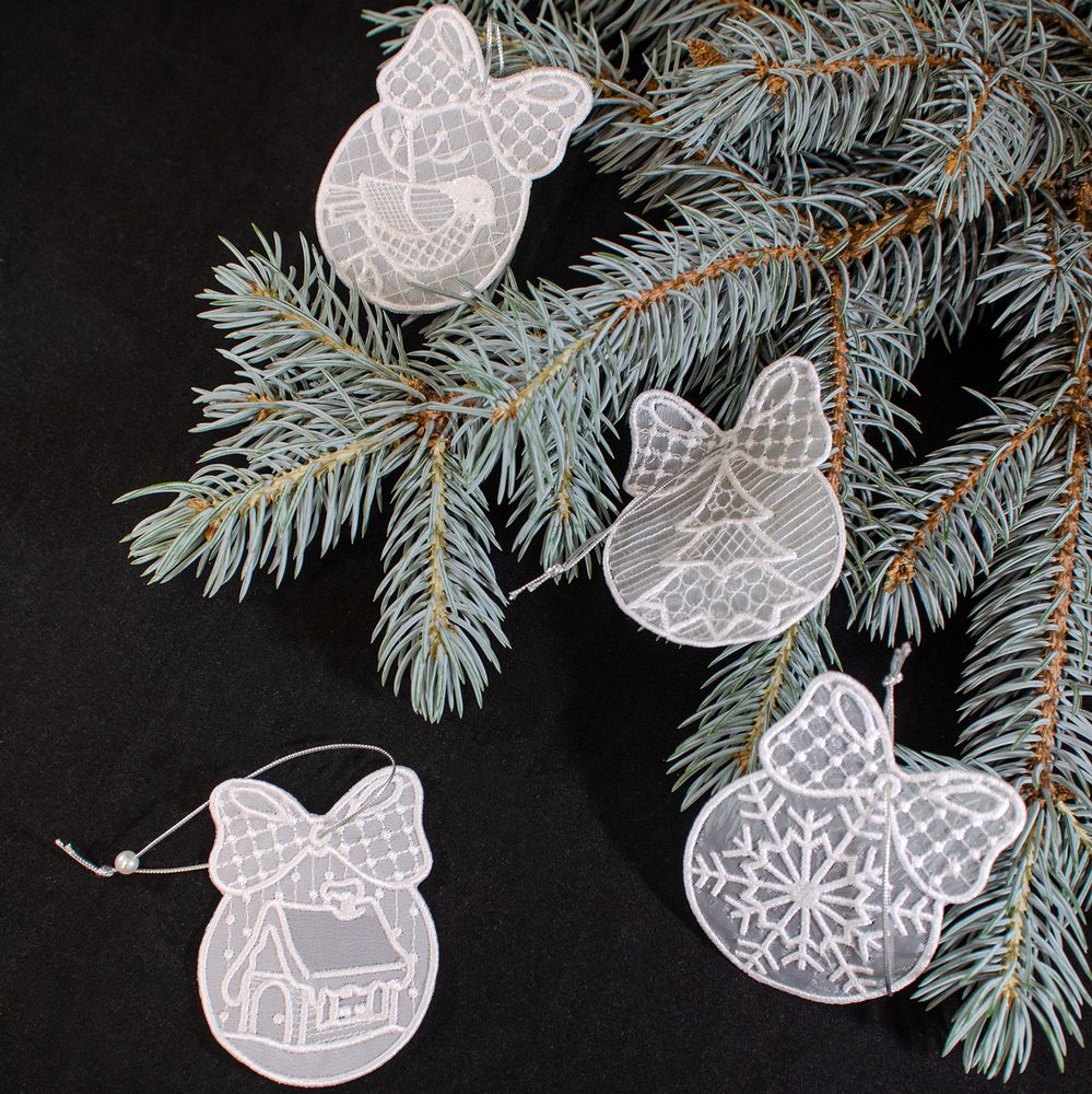 Набор подвесок «Зимние узоры» — изображение 2