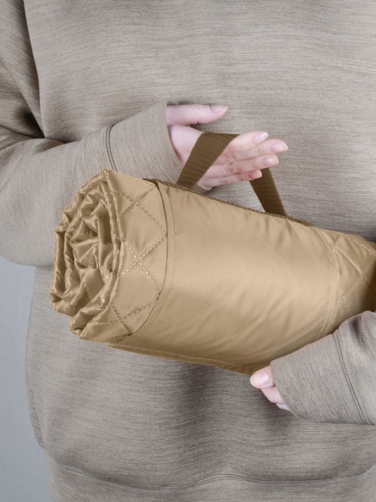 Плед для пикника Comfy, бежевый — изображение 6