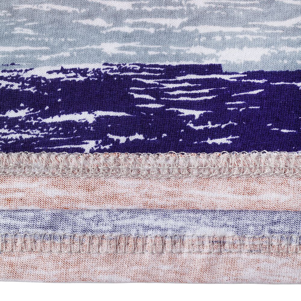 Футболка мужская Rayet двусторонняя, оранжевая с фиолетовым — изображение 7