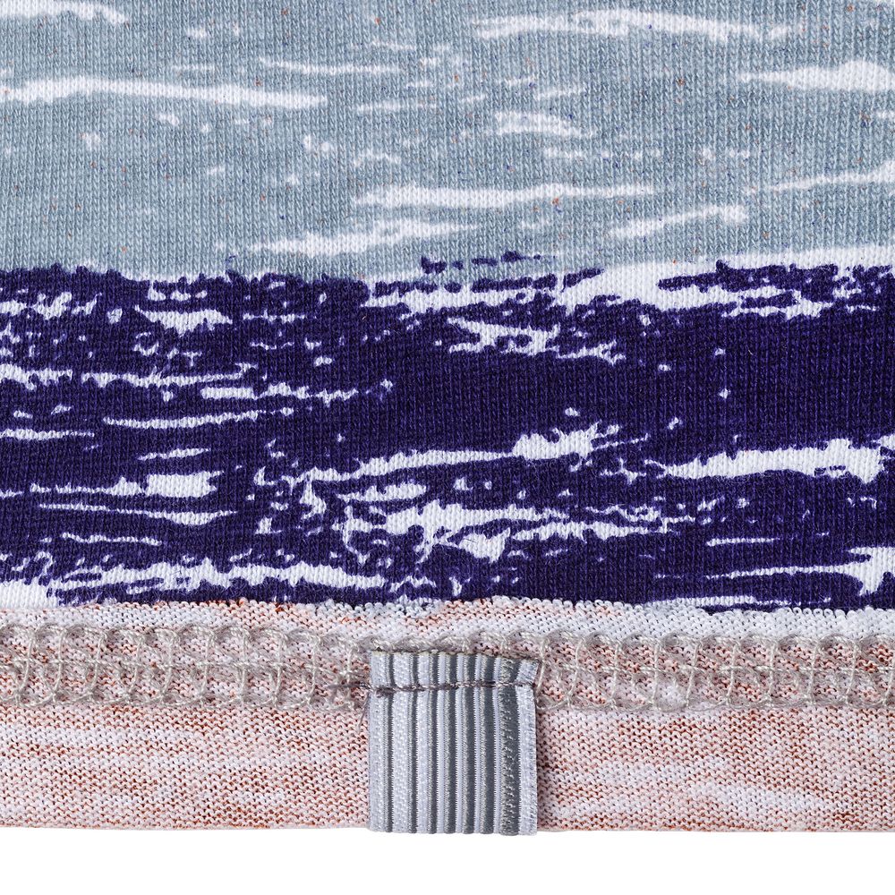 Футболка мужская Rayet двусторонняя, оранжевая с фиолетовым — изображение 8