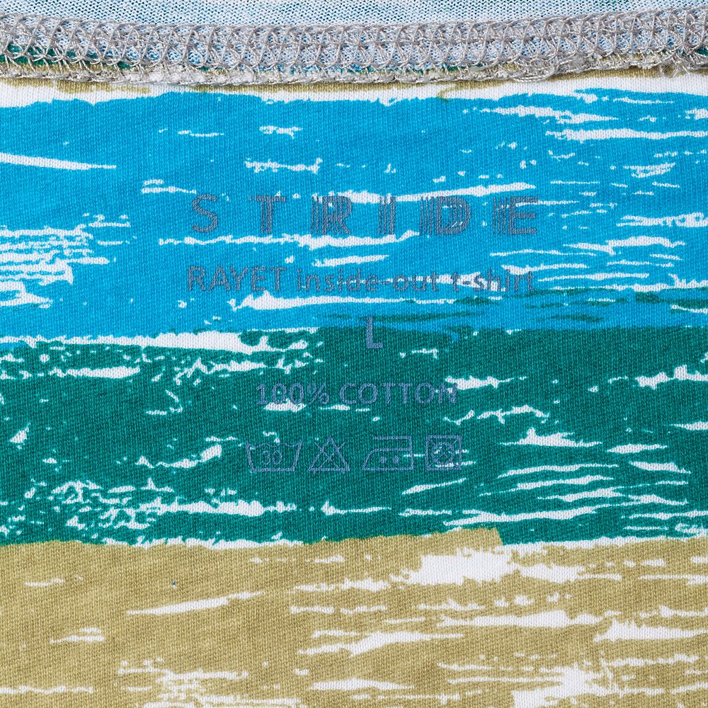 Футболка мужская Rayet двусторонняя, голубая с зеленым — изображение 6