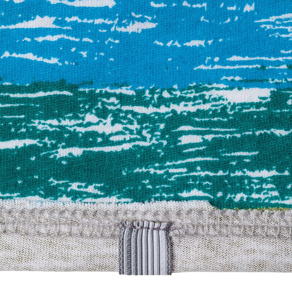 Футболка мужская Rayet двусторонняя, голубая с зеленым — изображение 7