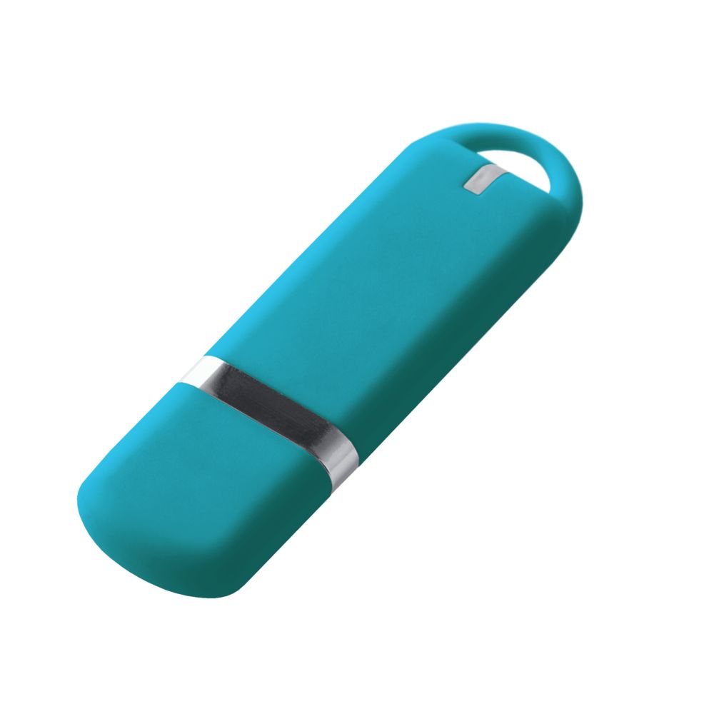 Флешка Memo, 8 Гб, бирюзовая — изображение 2