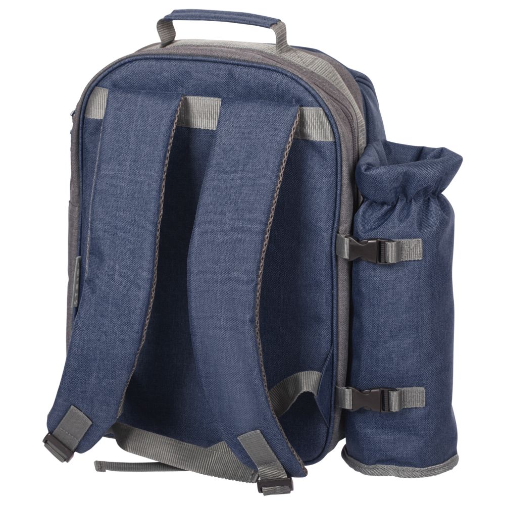 Набор для пикника Fridag на 2 персоны, темно-синий с серым — изображение 4