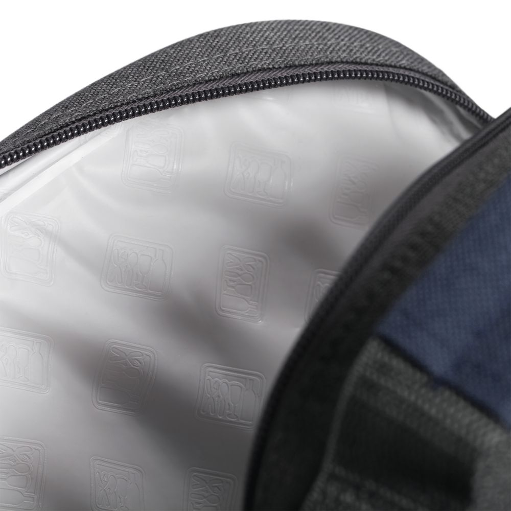 Набор для пикника Fridag на 2 персоны, темно-синий с серым — изображение 7