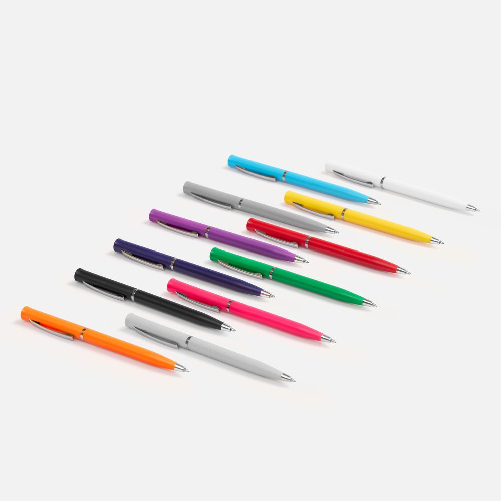 Ручка шариковая Euro Chrome, черная — изображение 6