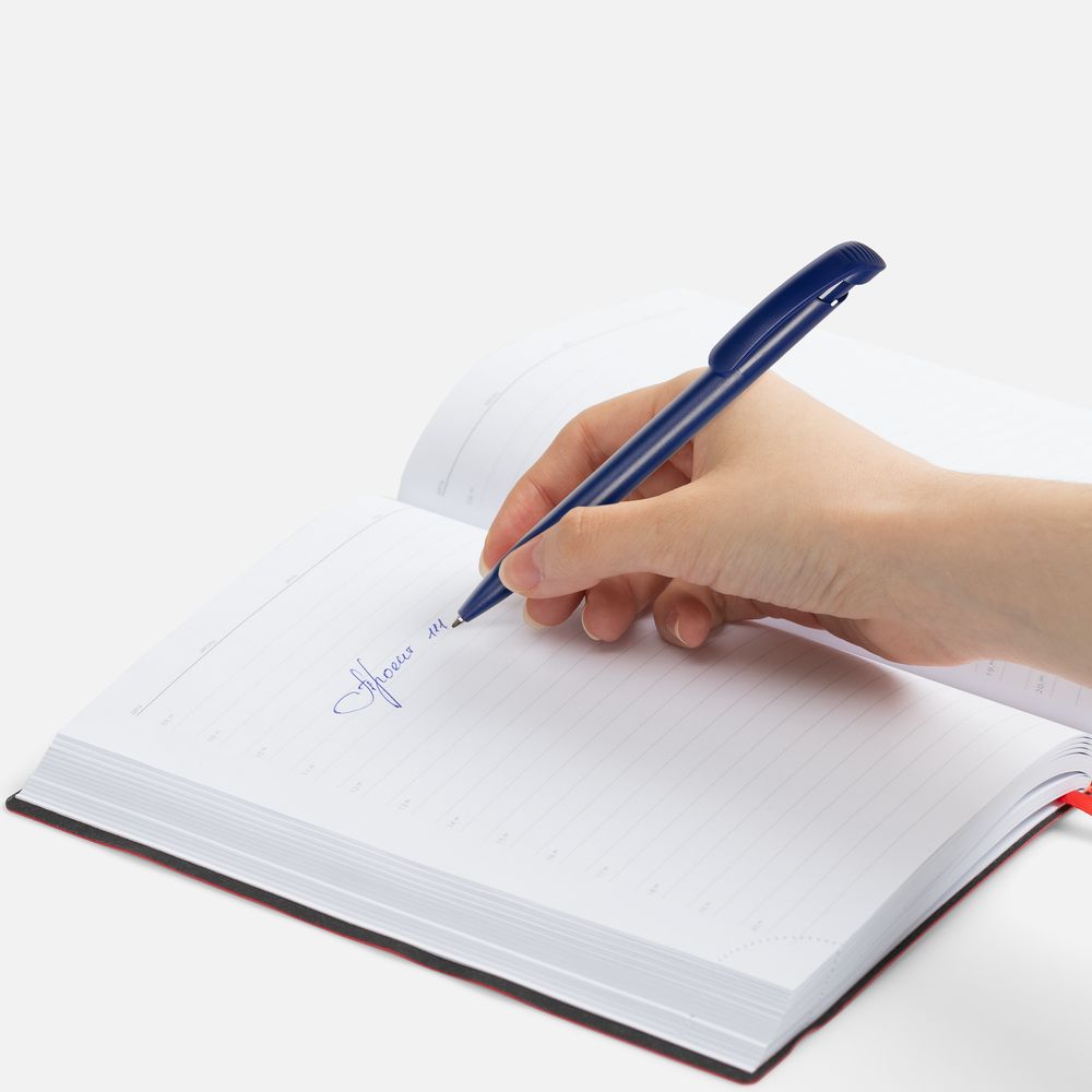 Ручка шариковая Clear Solid, синяя — изображение 5