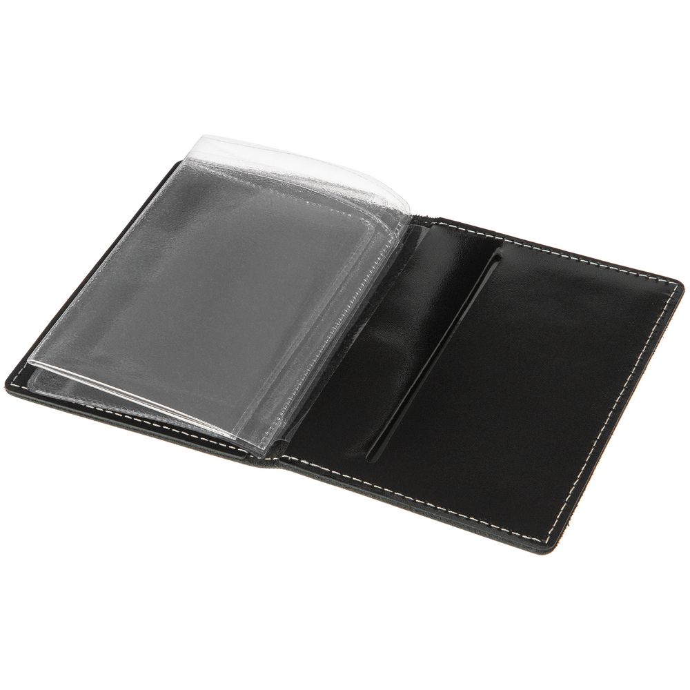 Обложка для автодокументов «Комфорт», черная — изображение 5