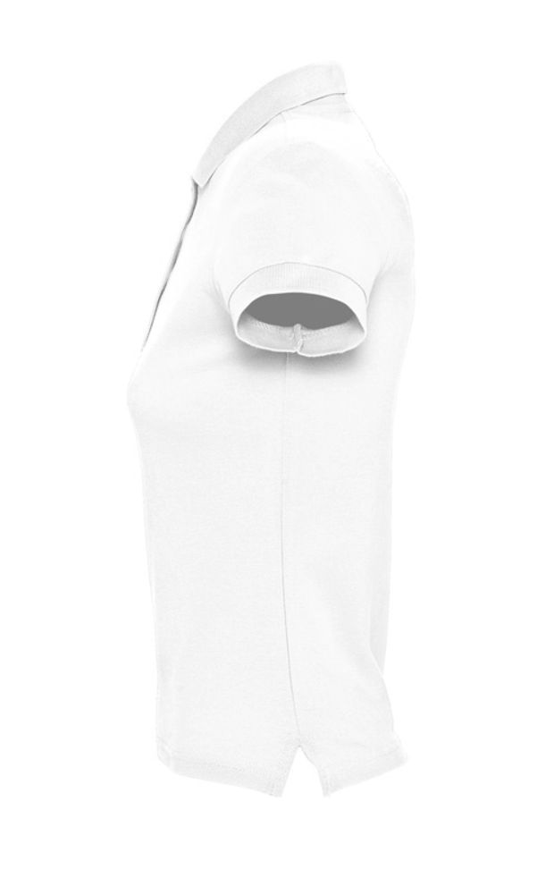 Рубашка поло женская Passion 170, белая — изображение 4