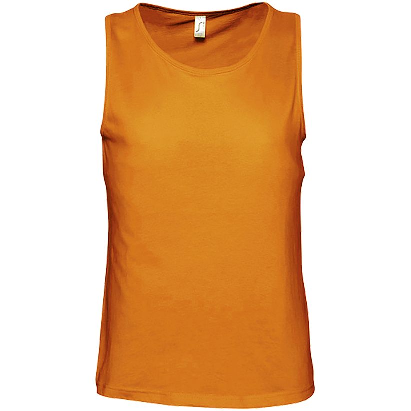 Майка мужская Justin 150, оранжевая — изображение 2