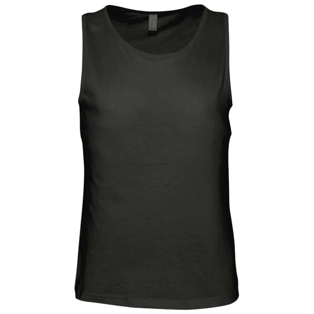 Майка мужская Justin 150, черная — изображение 2