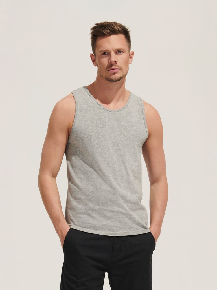 Майка мужская Justin 150, ярко-синяя — изображение 4