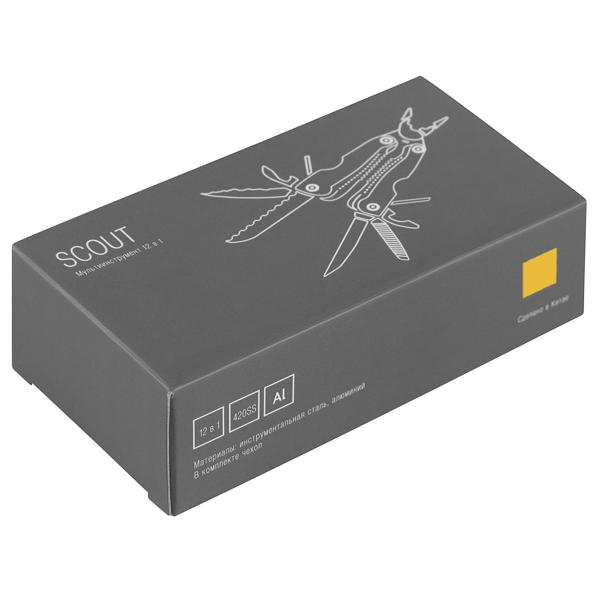 Мультитул Scout, желтый — изображение 8