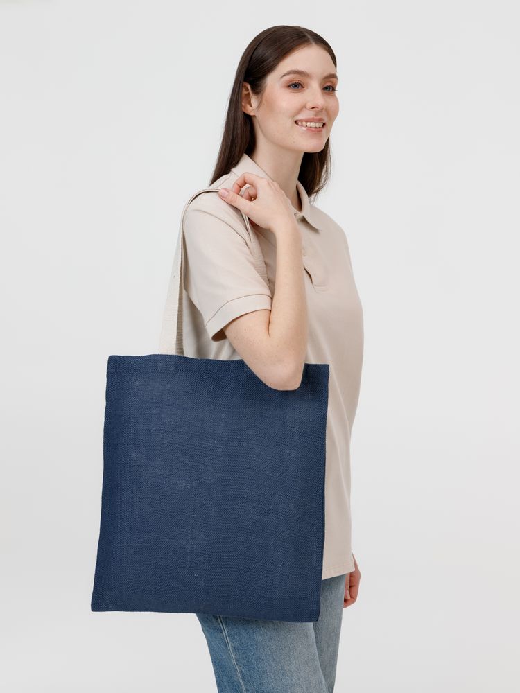 Холщовая сумка на плечо Juhu, синяя — изображение 7