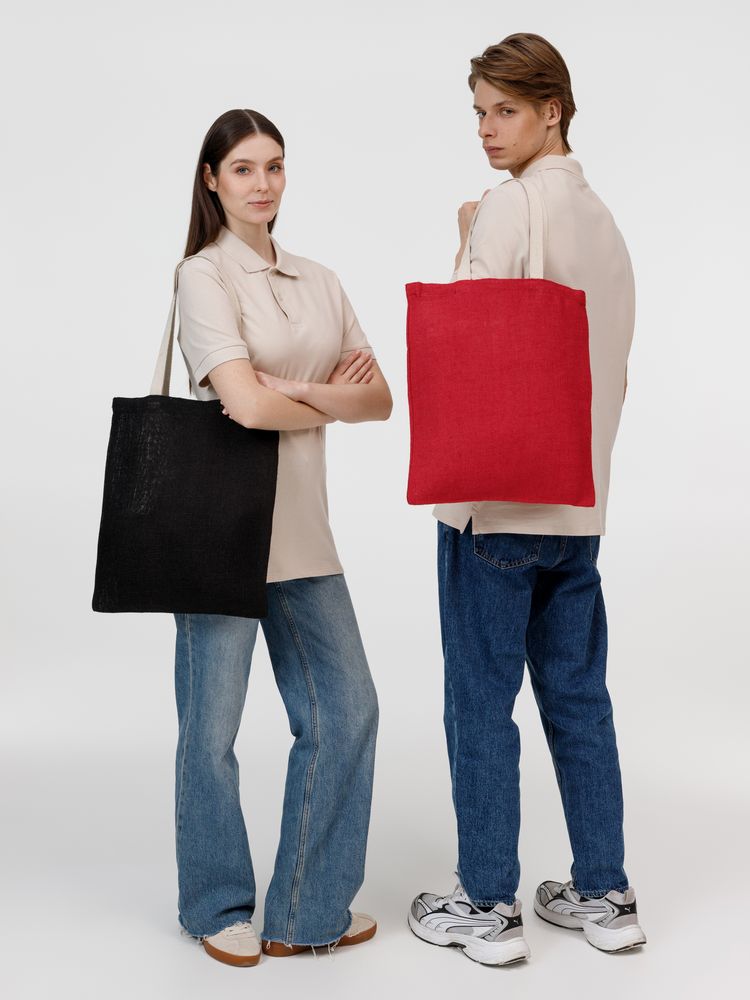 Холщовая сумка на плечо Juhu, красная — изображение 10