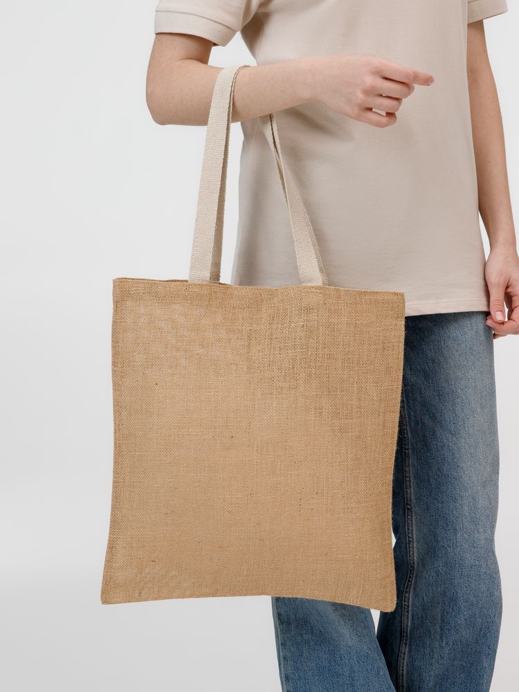 Холщовая сумка на плечо Juhu, неокрашенная — изображение 9